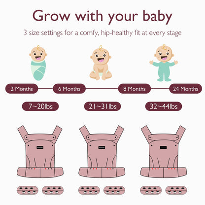 PureHug Baby Carrier - Ergonomic Cozy & Lightweight