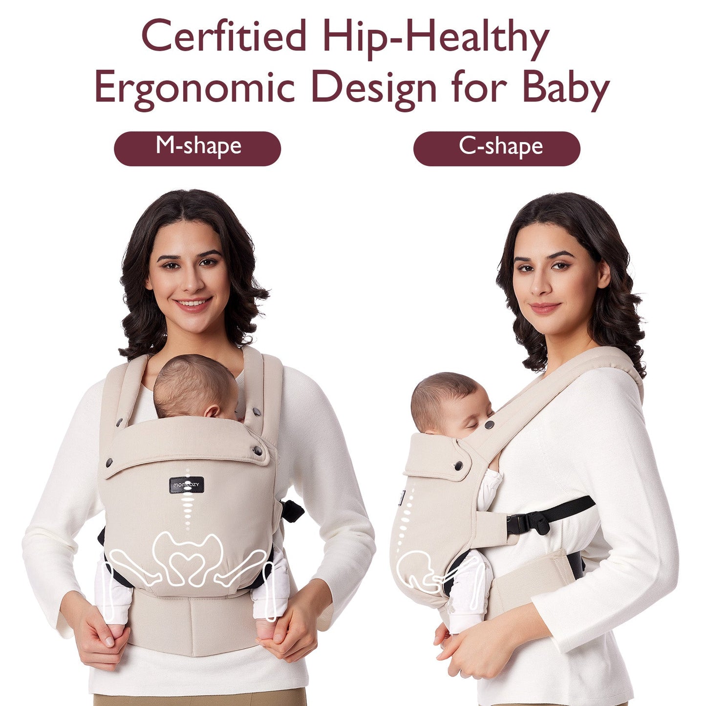 PureHug Baby Carrier - Ergonomic Cozy & Lightweight