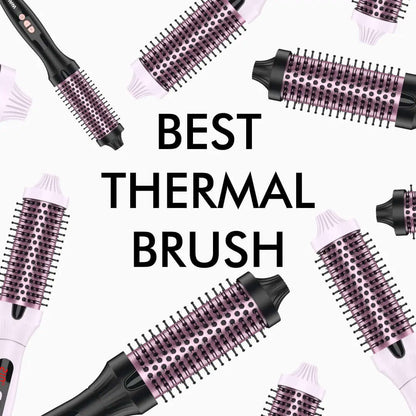 Brosse soufflante thermique rose