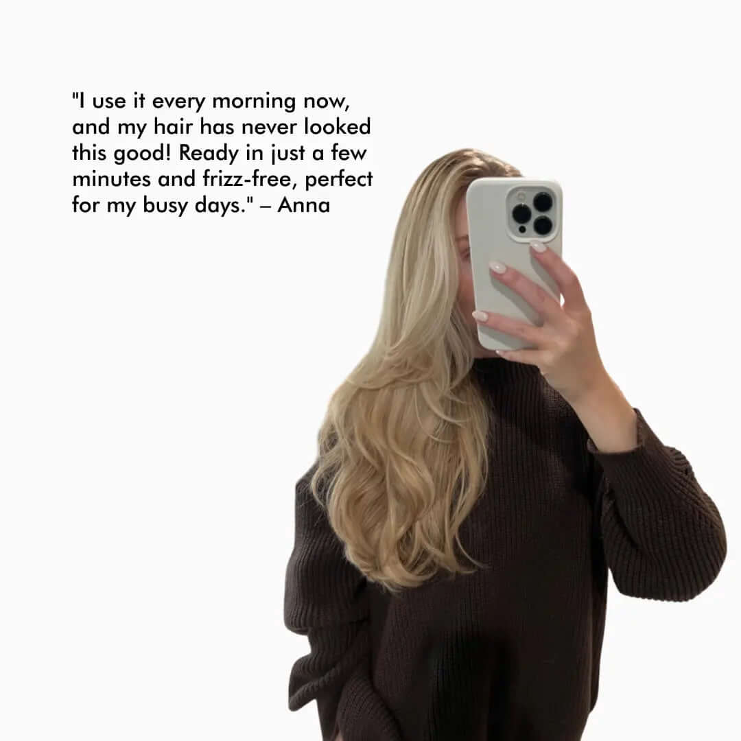 Brosse soufflante thermique rose