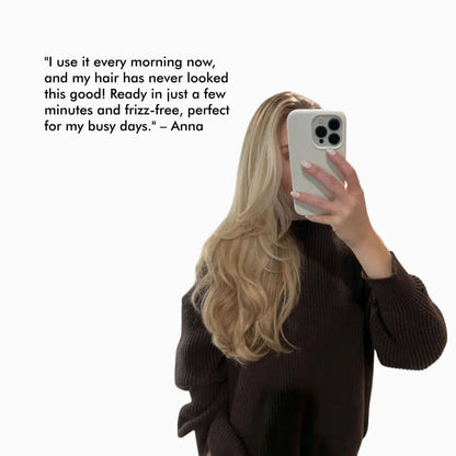 Brosse soufflante thermique rose