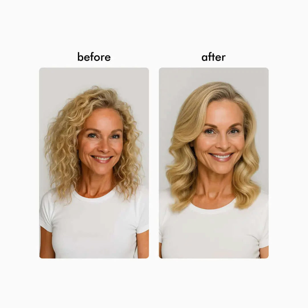 Brosse soufflante thermique rose