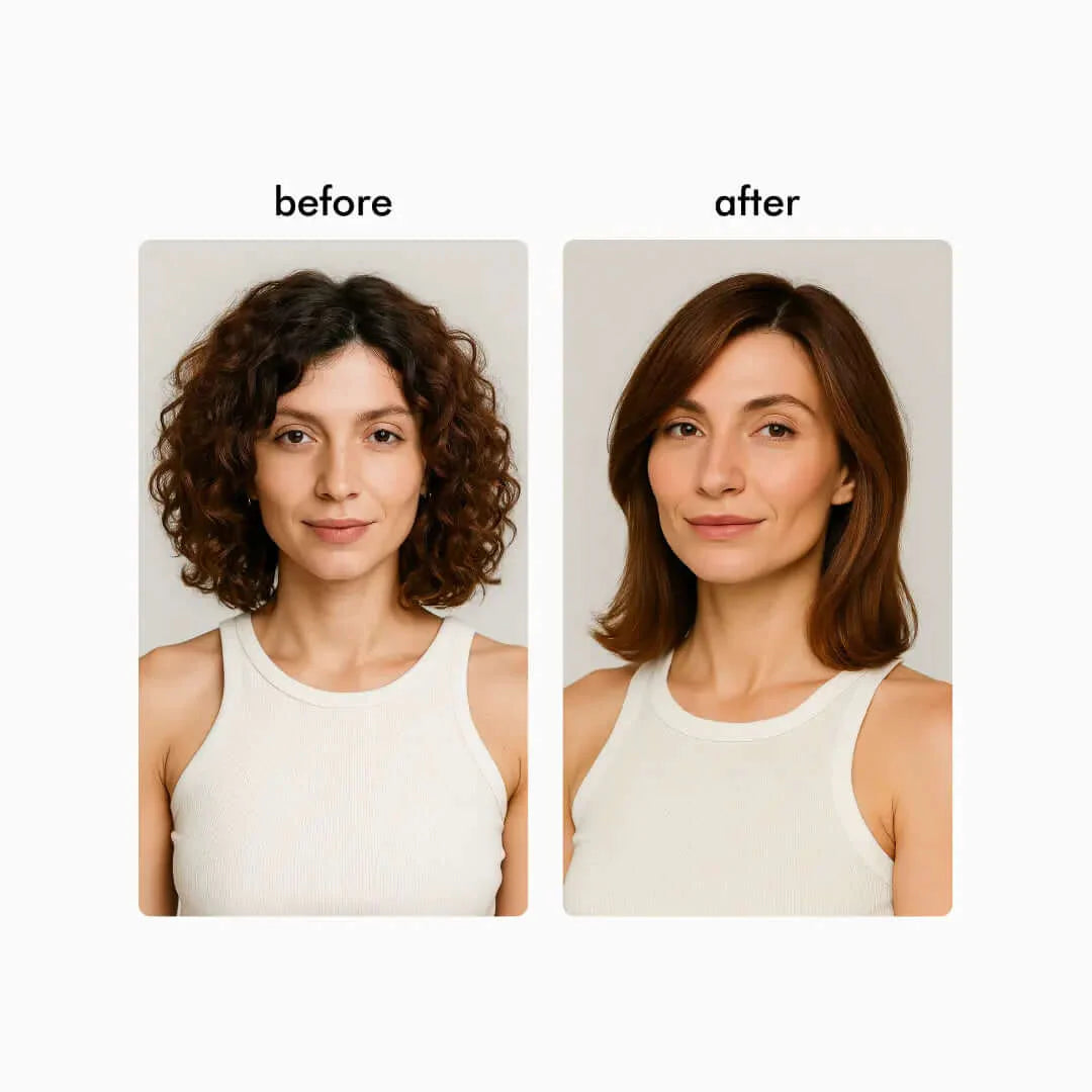 Brosse soufflante thermique rose