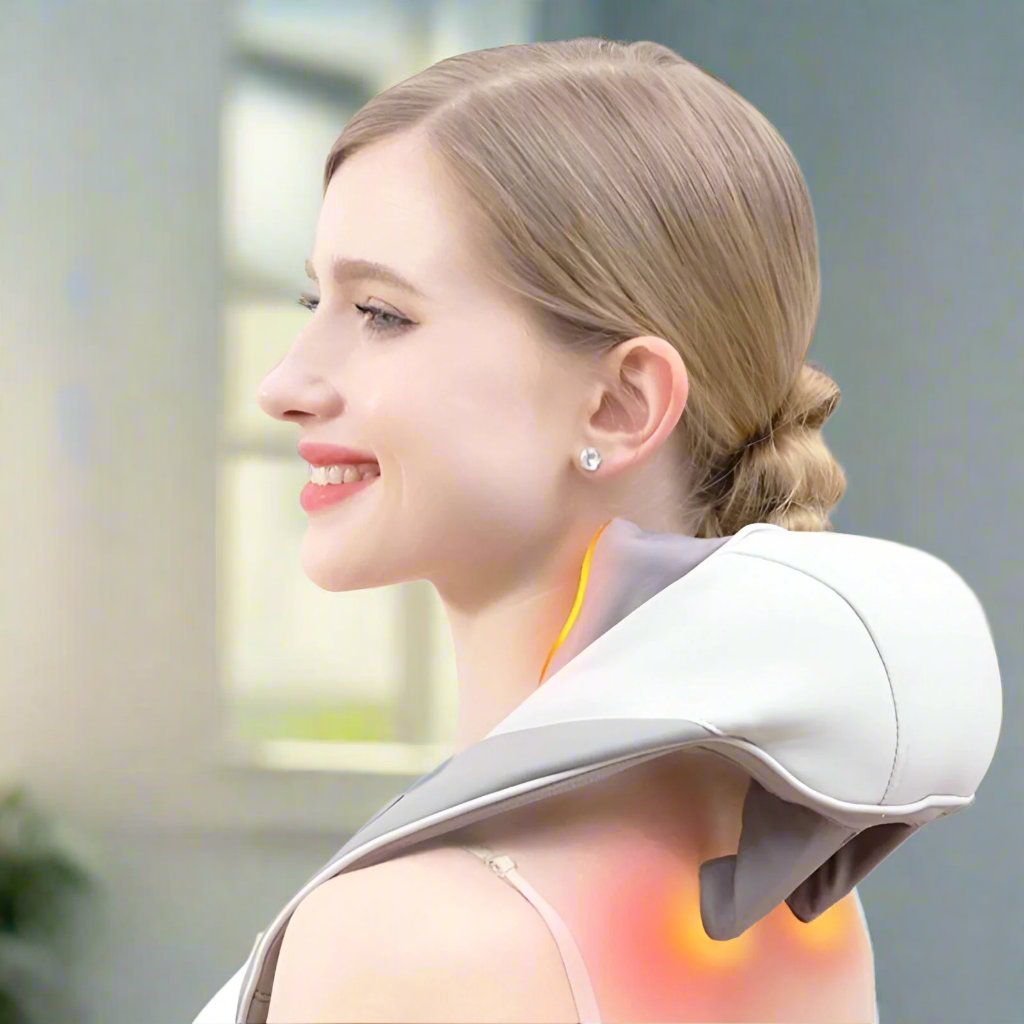 Massagy™ – Masseur cervical et épaules avec chaleur